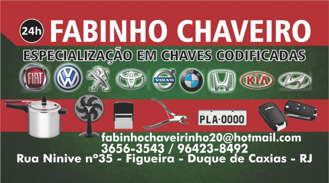 Fabinho Chaveiro - Duque de Caxias - RJ