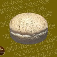 Pão Hambúrguer artesanal Alho com Ervas Finas