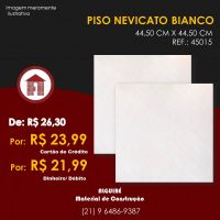 Piso Nevicato Bianco - 44,5cm X 44,5cm
