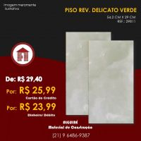Piso Rev. Delicato Verde 54,2cm X 29cm