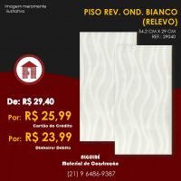 Piso Rev. Ond. Bianco (relevo) 54,2cm X 29cm