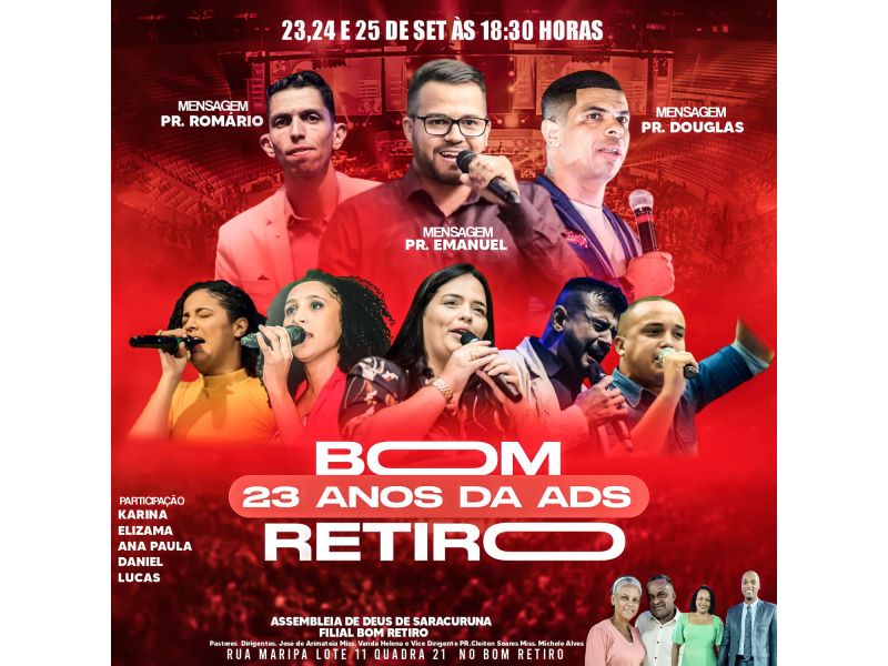 Aniversario de 23 anos da ADS Bom Retiro