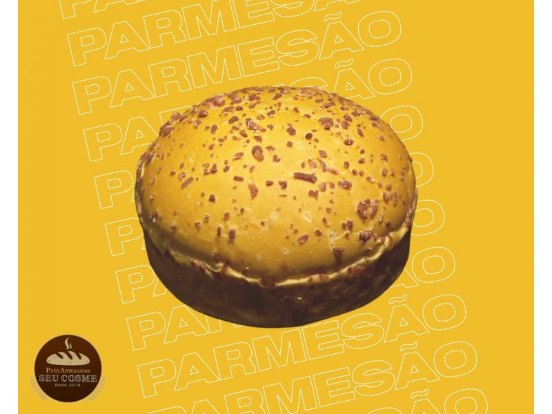 Pão Hambúrguer Artesanal Parmesão
